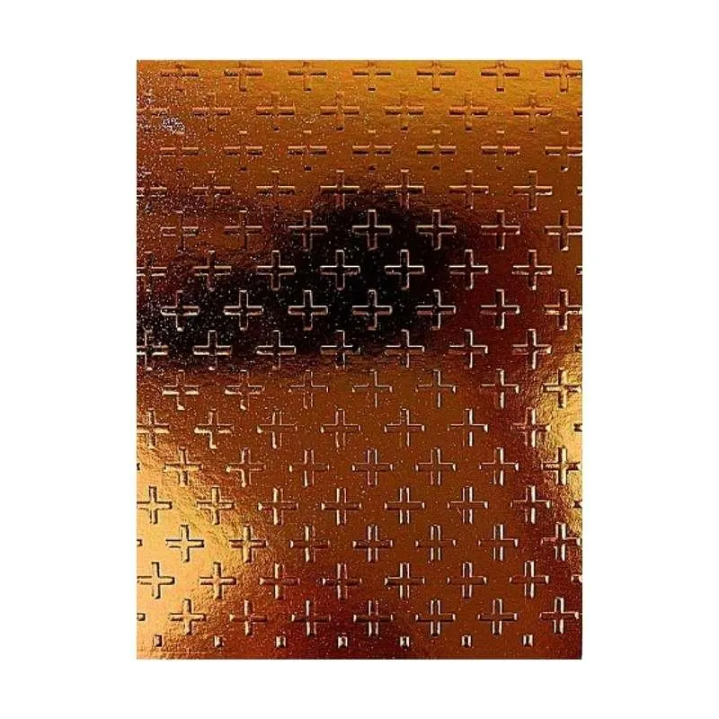 3 X Placas De Textura Relevo Estampas Geométricas Scrapbook