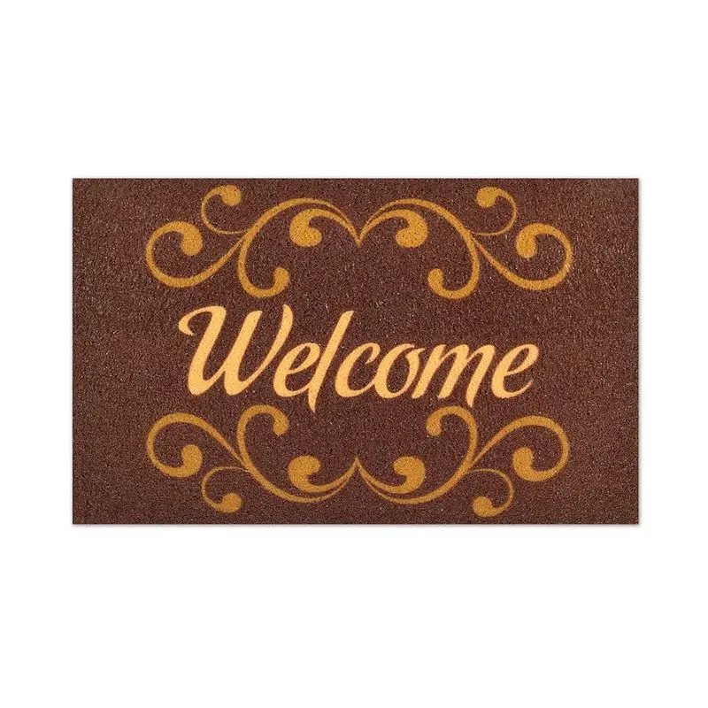Capacho 60x40cm Welcome Arabescos - Euro Mats