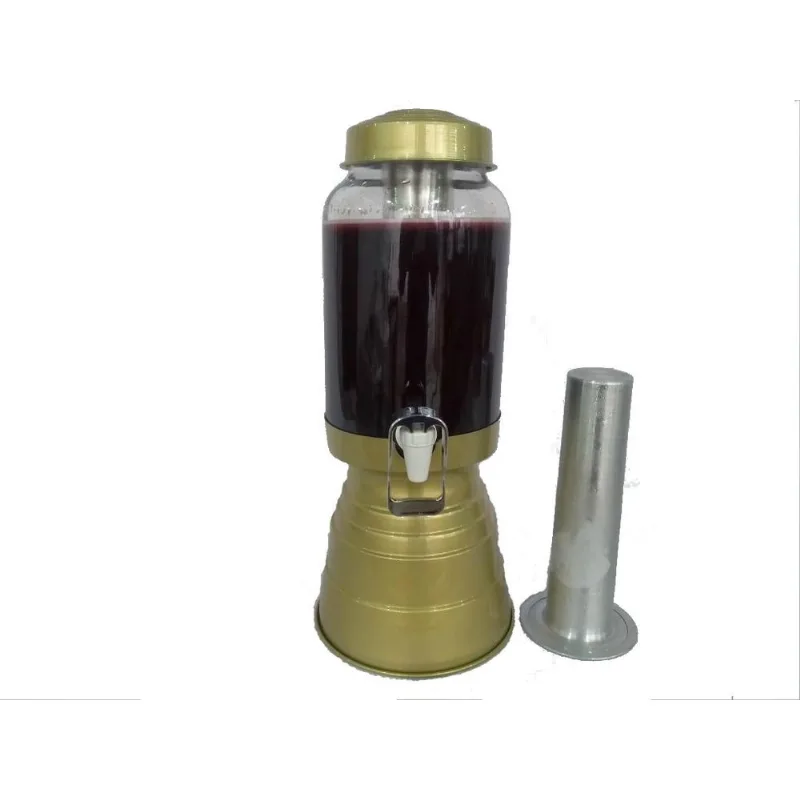 Torre De Chopp Dourada Cervejeira Com 2 Refil Lacrado Gel
