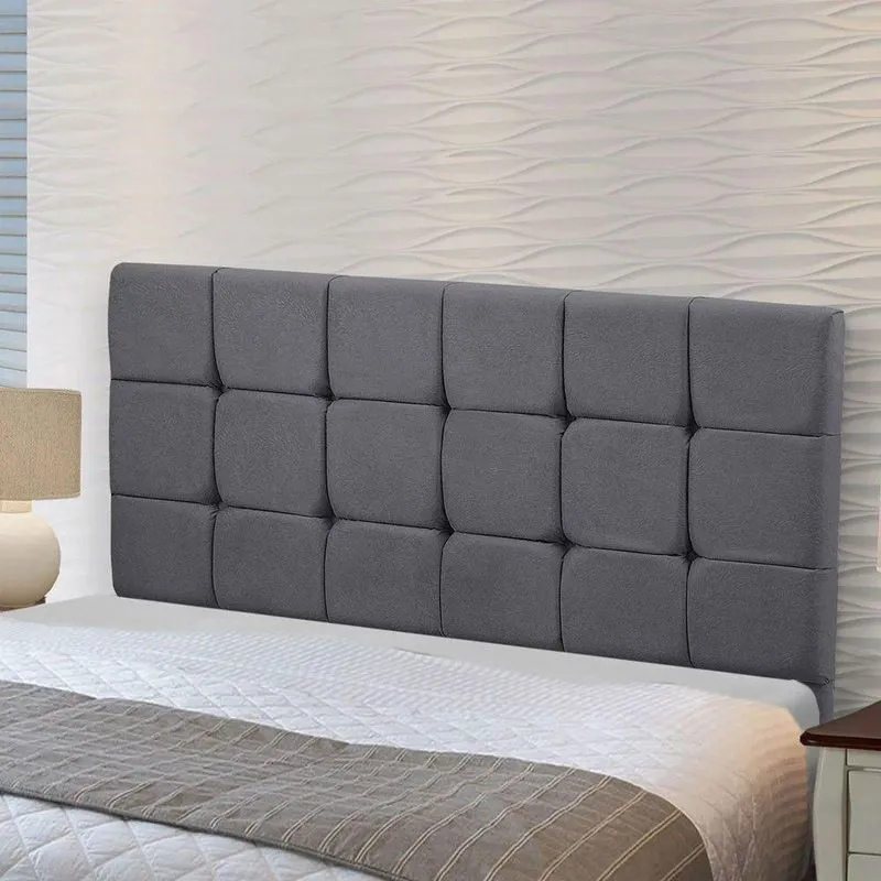 Cabeceira Cama Box Queen 1,60 Julia Sued Chumbo Star Confort Chumbo