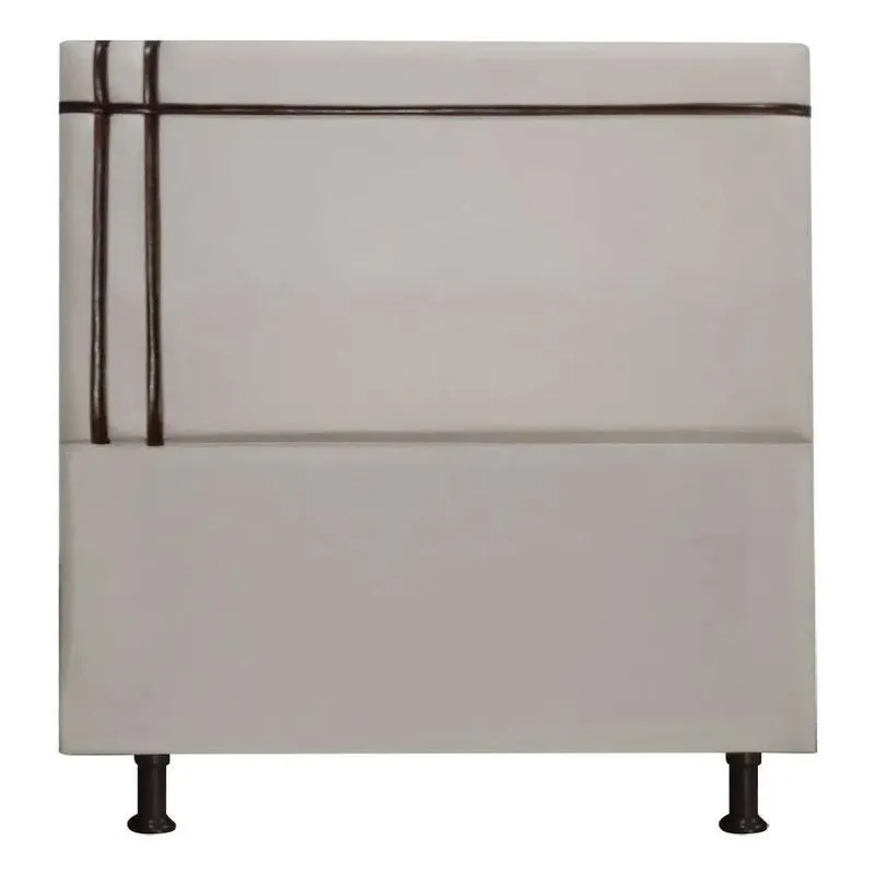 Cabeceira Royal 90cm Linho Fita Marrom Shop Das Cabeceiras Carvalho