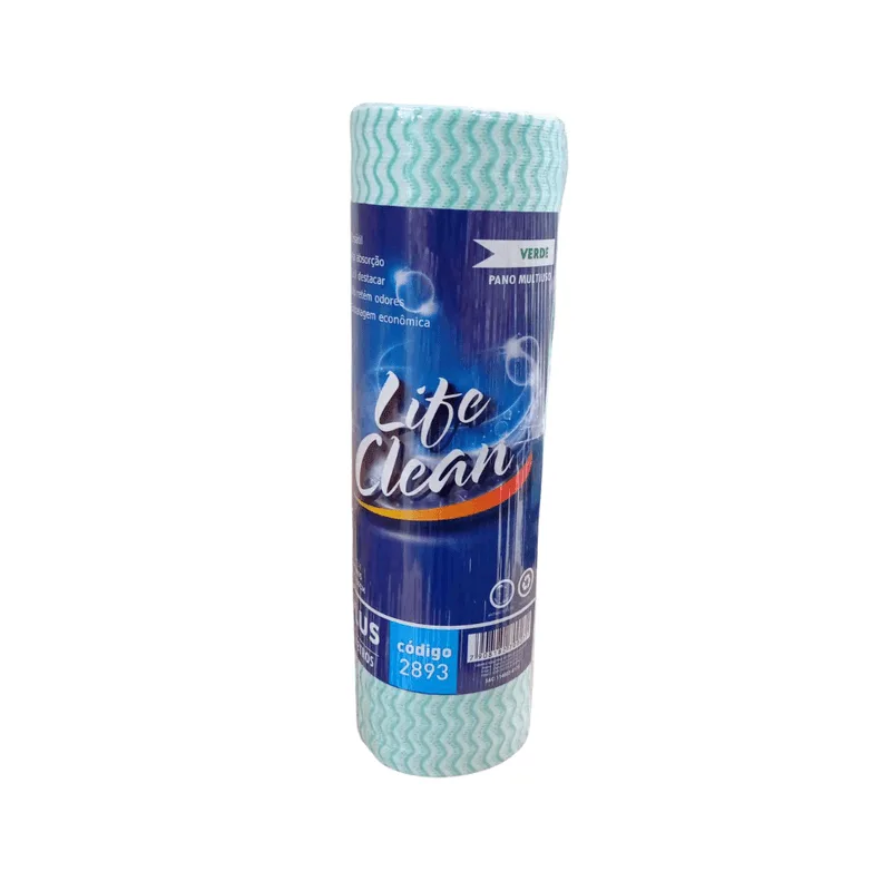 Pano Bobina 28x25m Verde Life Clean Life Clean