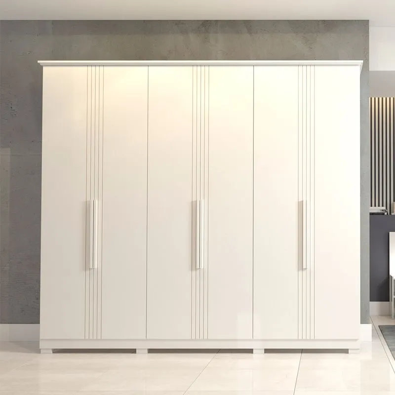 Guarda Roupa 6 portas Panan Itaúnas Branco