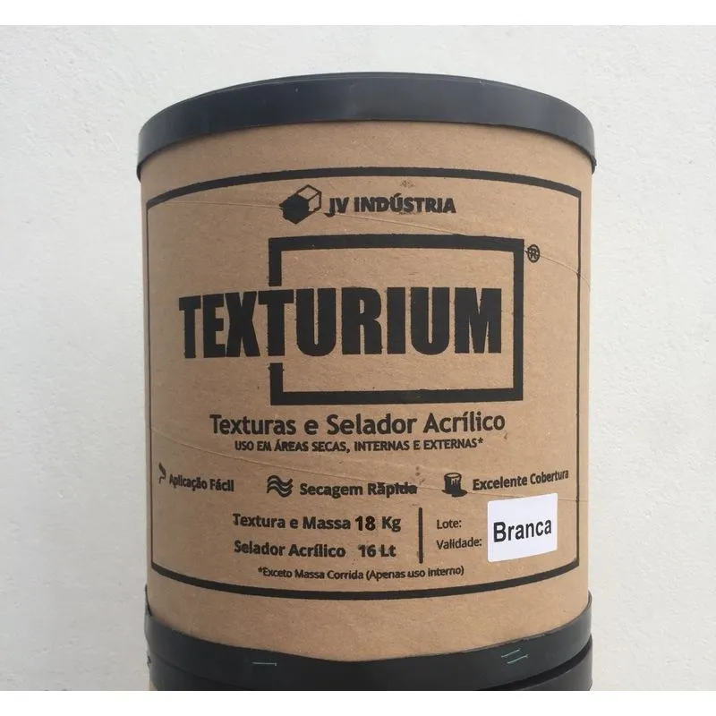 Textura JV Rústica Texturium Branco 18Kg