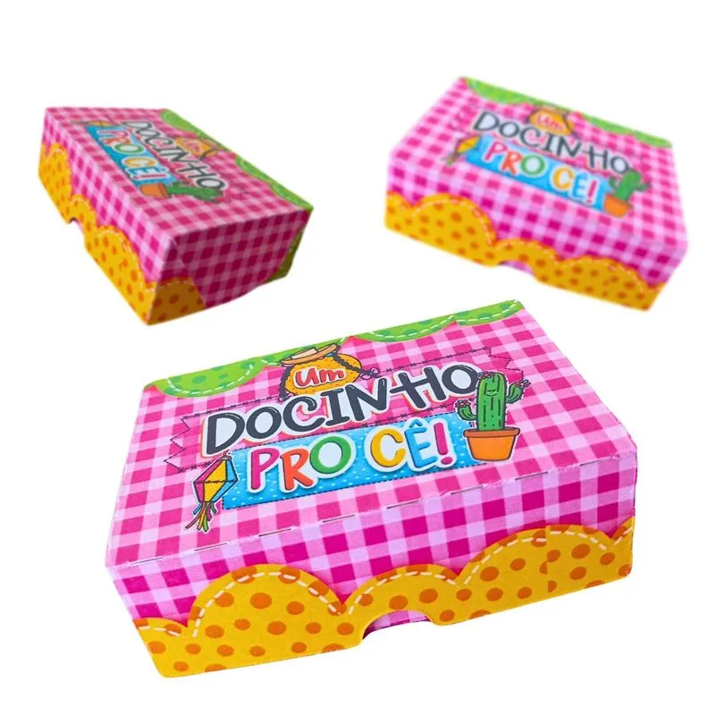 30 Caixinhas Doces Festa Junina Arraia - Docin Pro Cê