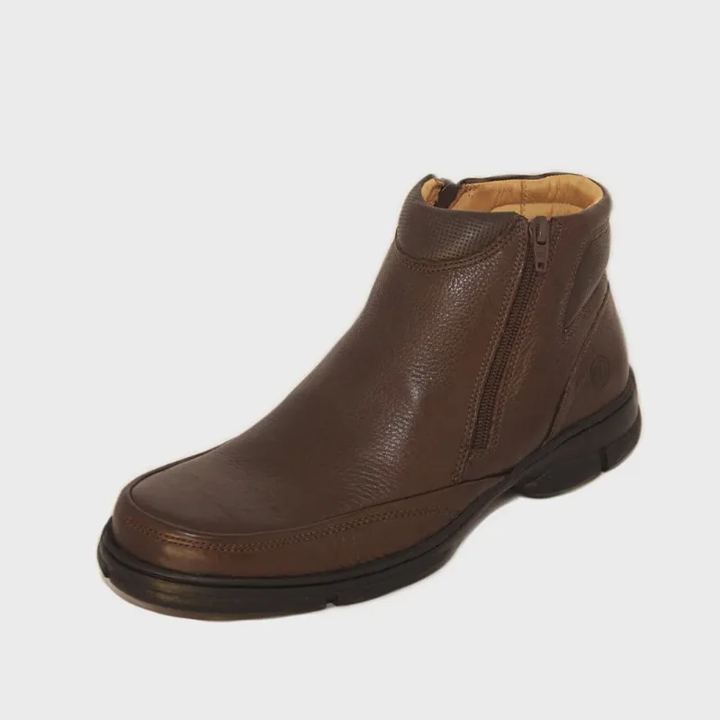 Bota Masculina Anatomic Gel 360 Graus ref: 7887 couro floather