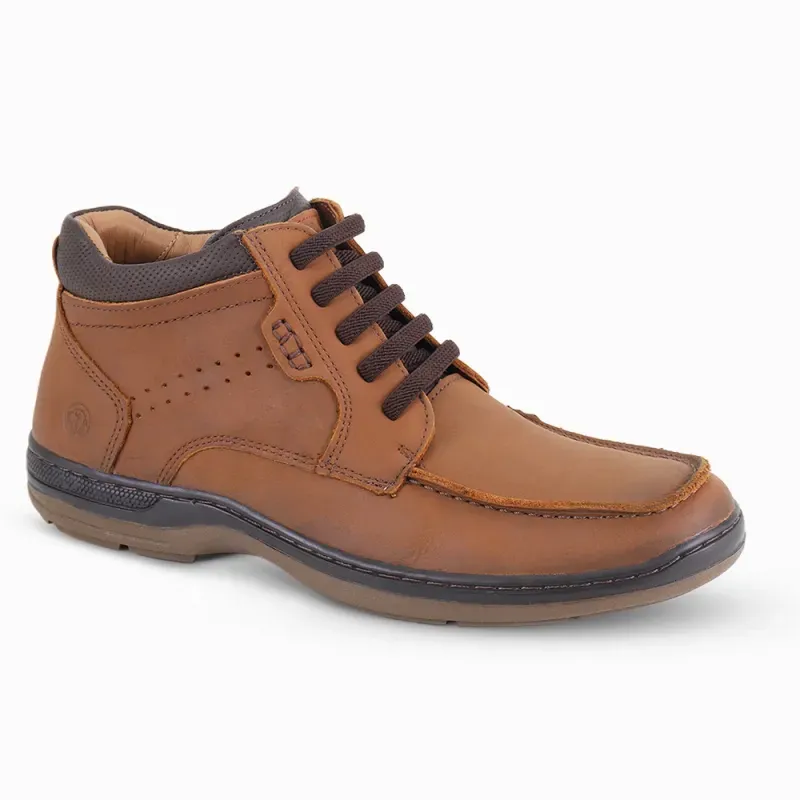 Bota Anatomic Gel 1071 Rústico Conhaque 44