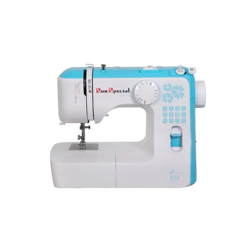 Máquina Costura Doméstica Ss-588 220v Mecânica Azul - Sun Special