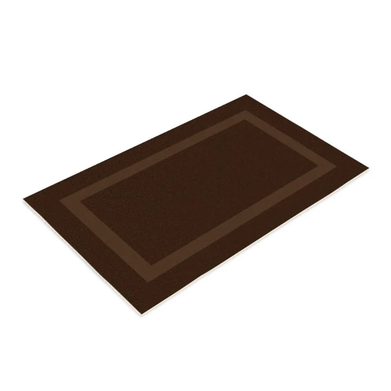 Tapete de Banheiro Veludo Bela 60x45 Antiderrapante