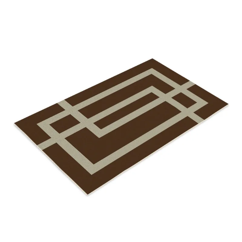 Tapete de Banheiro Veludo Linien 60x45 Antiderrapante