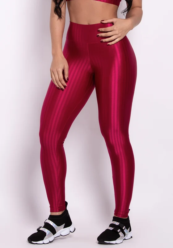 Calça Legging Poliamida Cereja Luxe Dlk VERMELHO / M