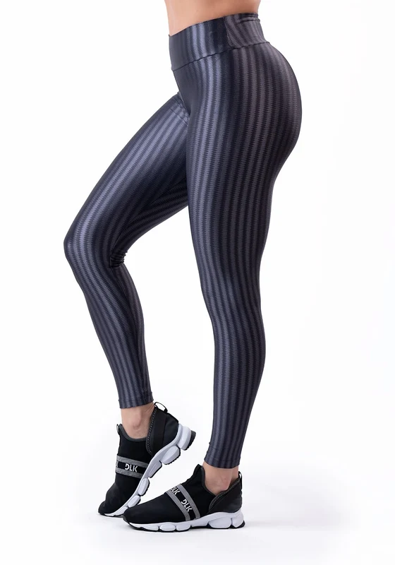 Calça Legging Poliamida Grafite Luxe Dlk CINZA / P