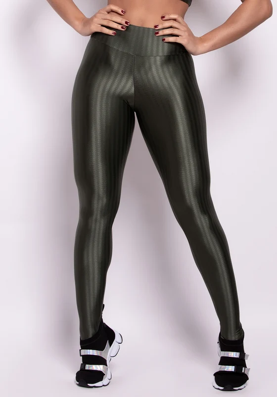 Calça Legging Poliamida Verde Luxe Dlk VERDE / M