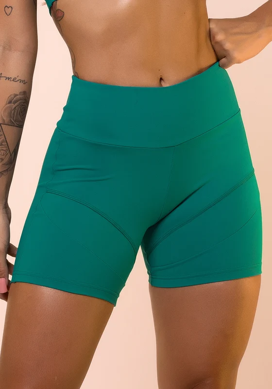 Short Verde Com Recortes Básico Dlk VERDE / P