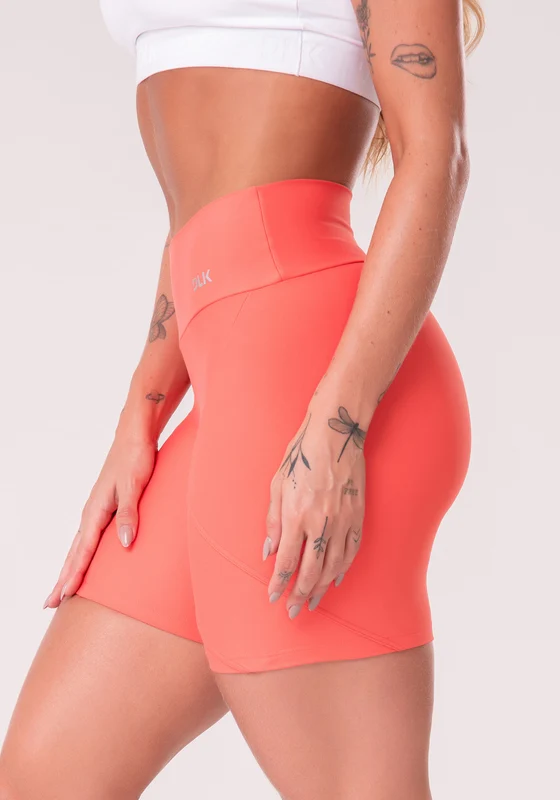 Short Coral Com Recorte Duplo Lateral Básico Dlk CORAL / M