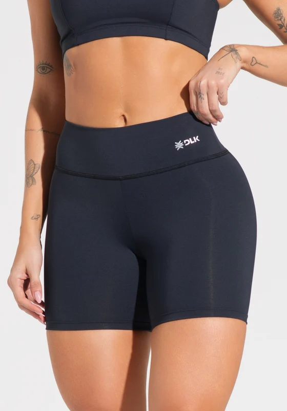 Short Fitness Feminino Preto Básico Dlk PRETO / P