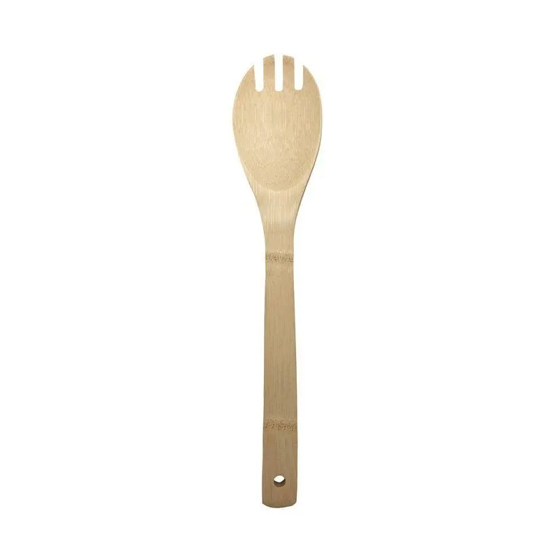 Garfo Vazada De Bambu Mozcada 30cm Orgânica Multiuso