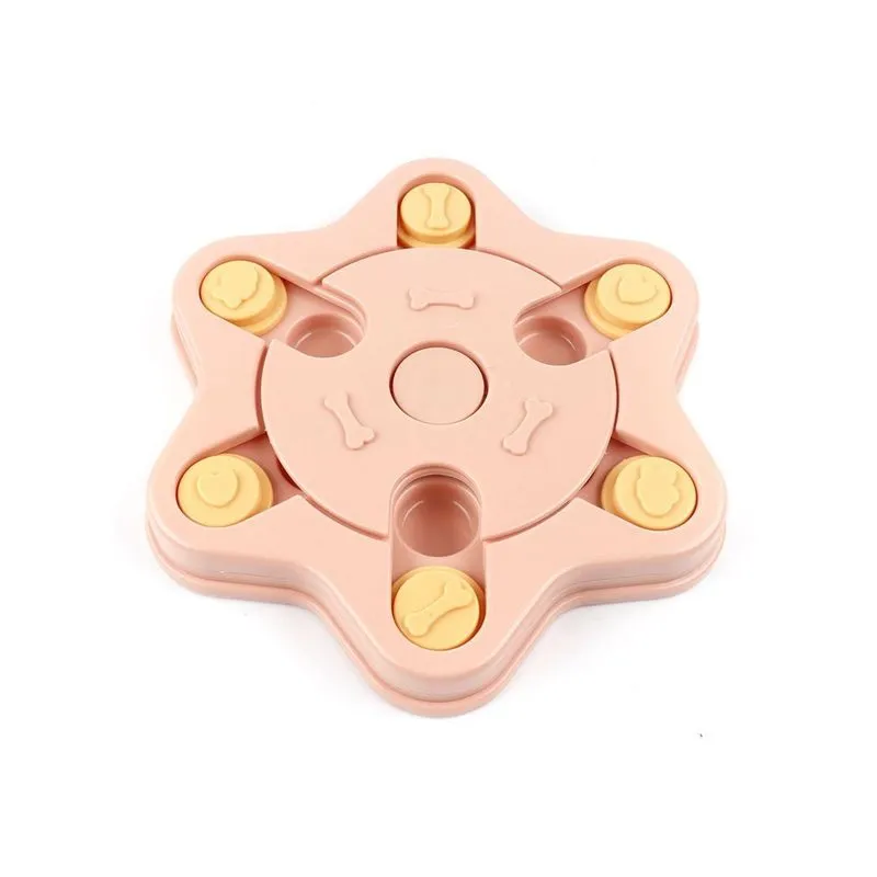 Brinquedo Quebra-Cabeça Porta Petiscos Comedouro Hexagonal I
