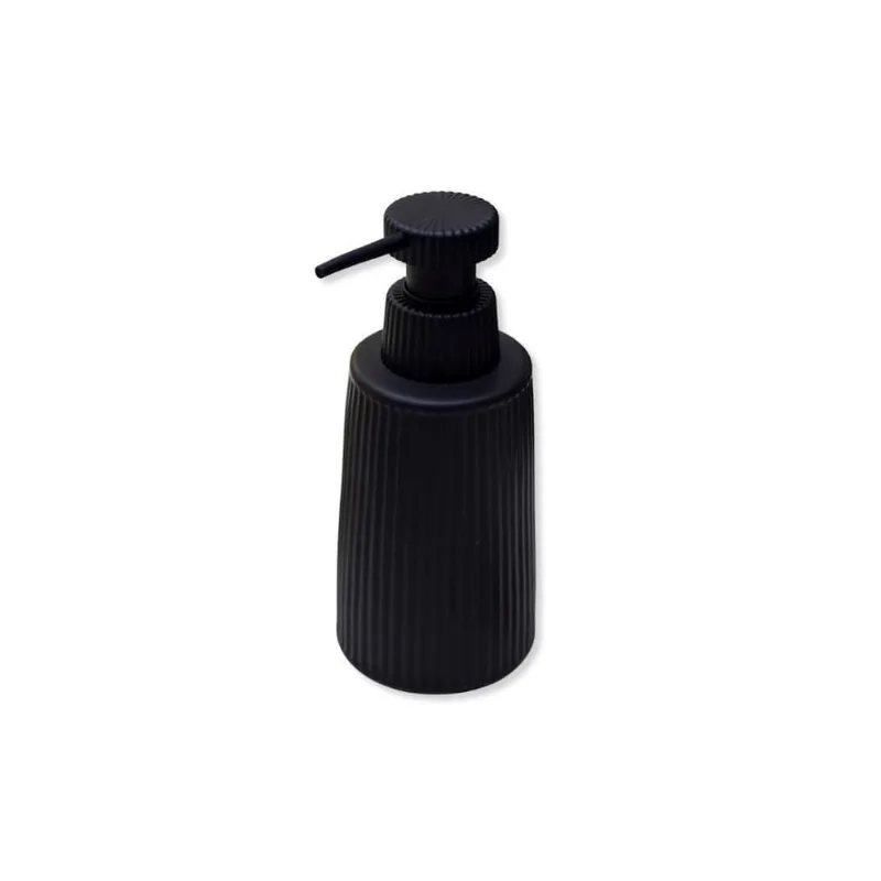 Dispenser Porta Sabonete Líquido Shampoo Lavado Em Cerâmica