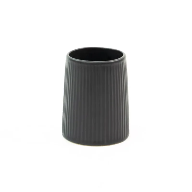 Porta Objetos oikos Listras Preto 12,9 x 4,1 x 8,1 cm