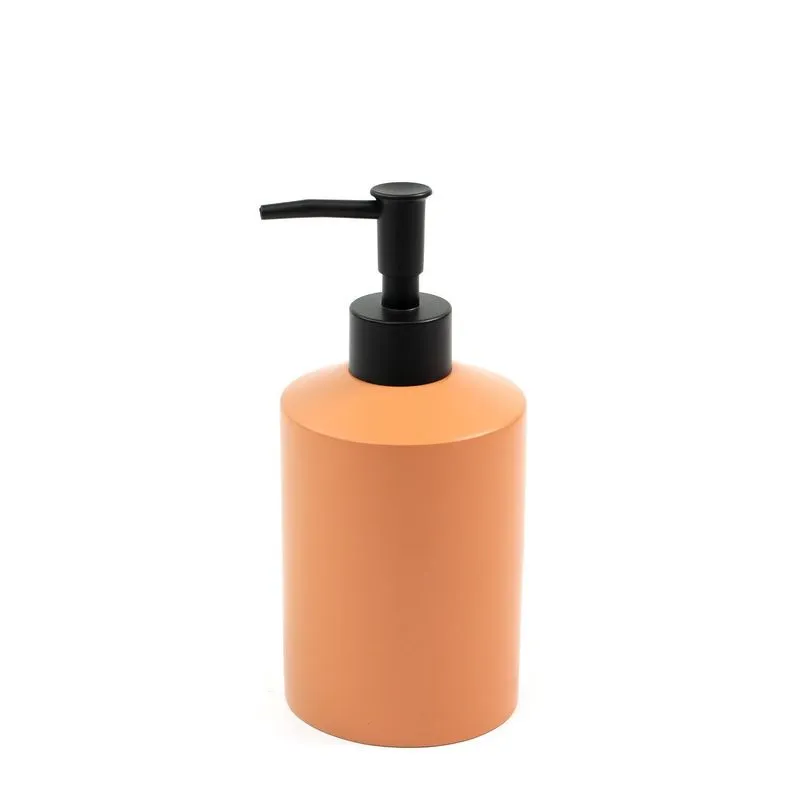 Porta Sabonete Líquido De Resina Minimal Terracota - Oikos