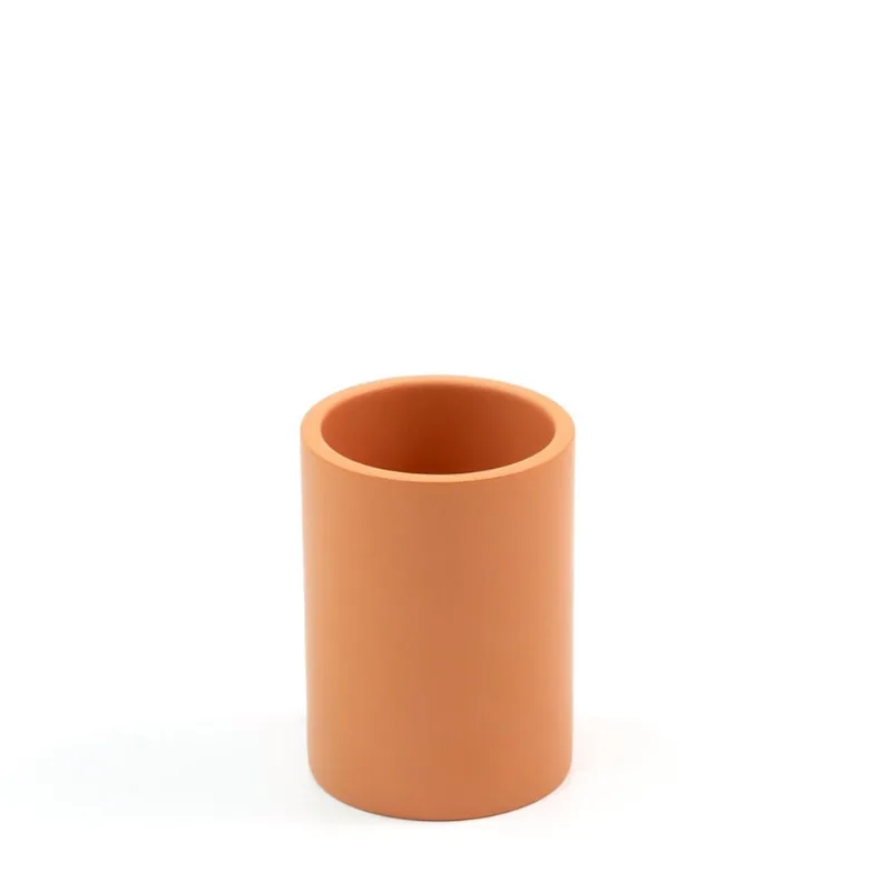 Porta Objetos De Resina Minimal Terracota - Oikos Unico Terr
