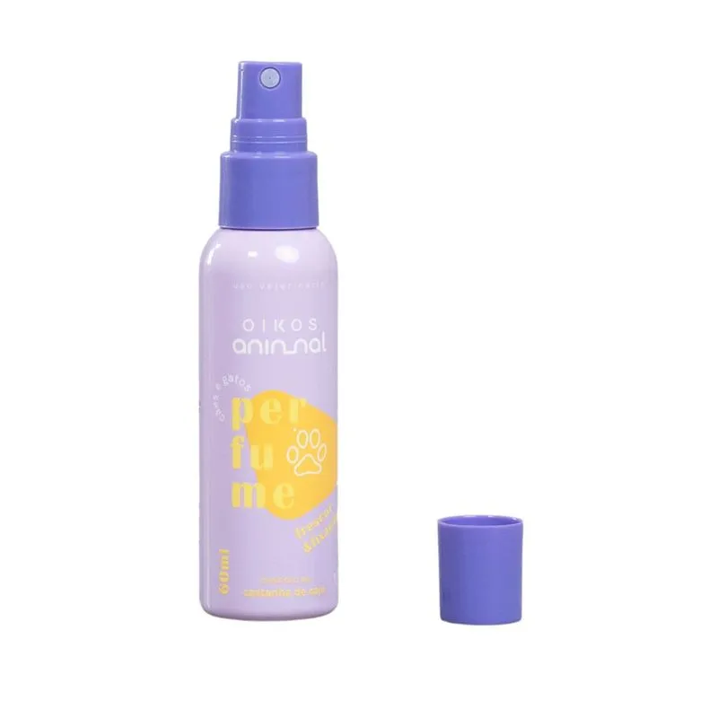 Perfume Para Cães E Gatos 60ml - Oikos Animal
