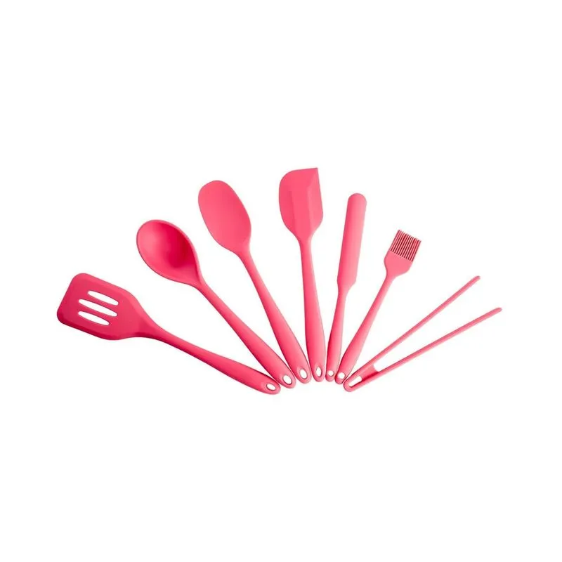 Kit Chef Variado Com Pegador De Silicone 7 Peças