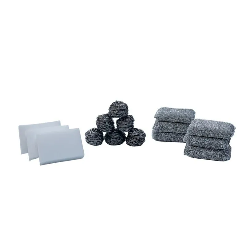 Kit Esponjas Aço Inox, Poliéster E Melamina 15 Peças Simplo