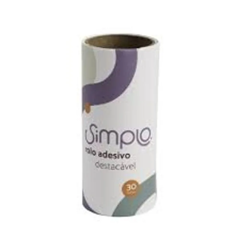 Refil Para Rolo Adesivo 30 Folhas - Simplo Branco