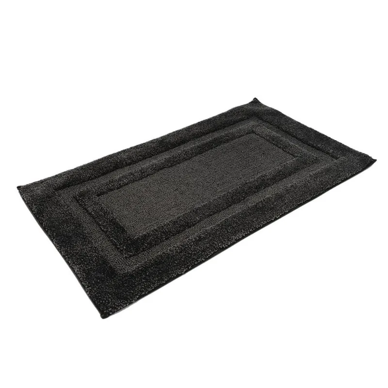 Tapete De Banheiro Antiderrapante De Microfibra Alta Absorçã