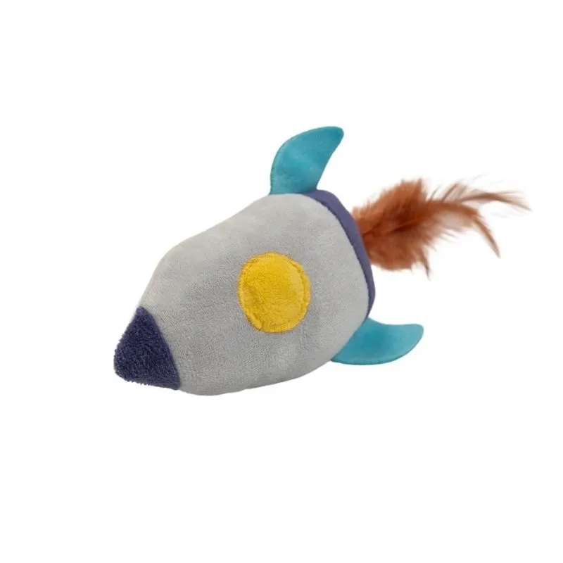 Brinquedo Pelúcia Foguete Com Catnip Para Gatos - Oikos Anim