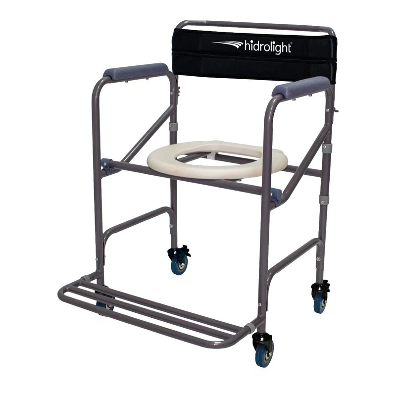Cadeira Banho Aço Desmontável 120kg SC105 Hidrolight - Hidrolight