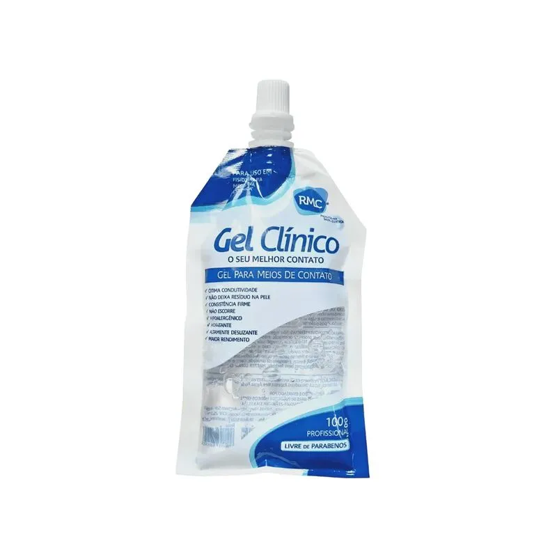 Kit c/ 05 gel condutor bag 100G incolor - 01 kit