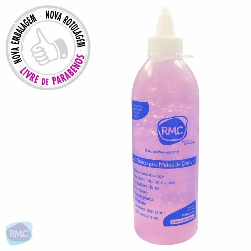 Gel Condutor Frasco 250g Rosa
