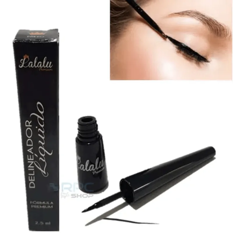 DELINEADOR LIQUIDO LALALU PREMIUM PRETO