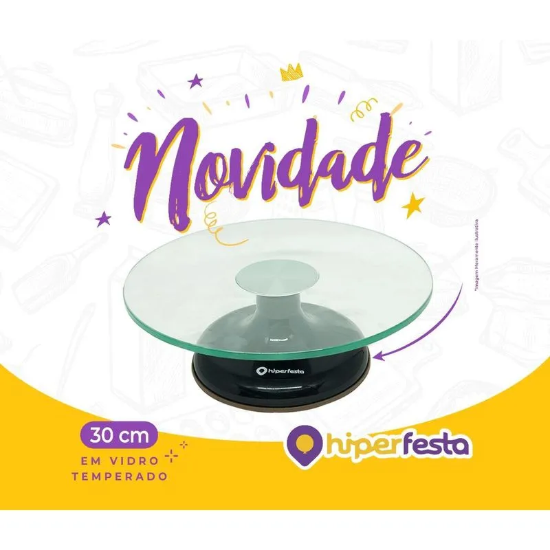 Bailarina De Vidro Hiperfesta Profissional C/rolamento Duplo