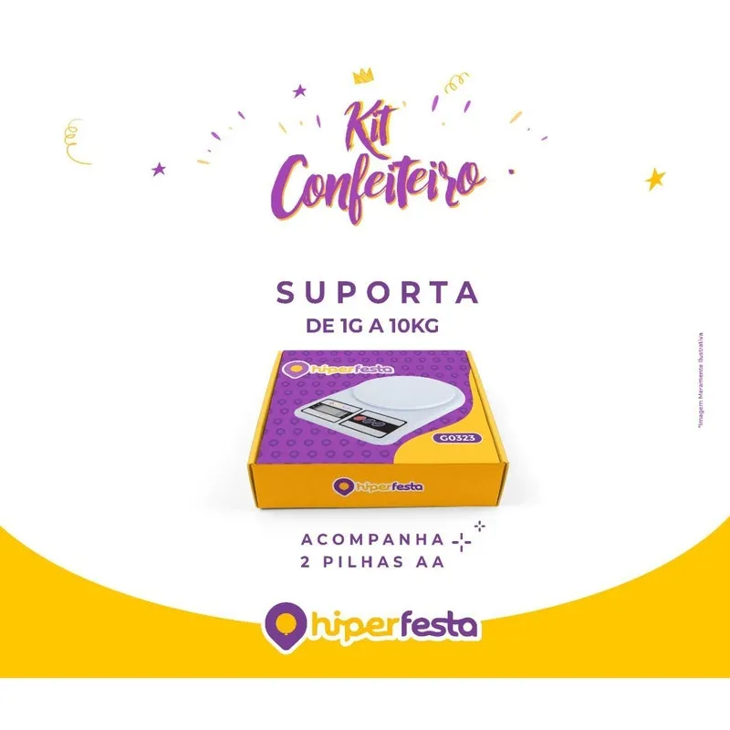 Kit Confeiteiro Hiperfesta