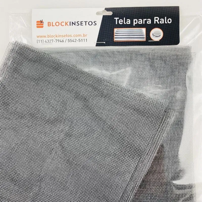 Tela Para Ralo 20x20 Cinza