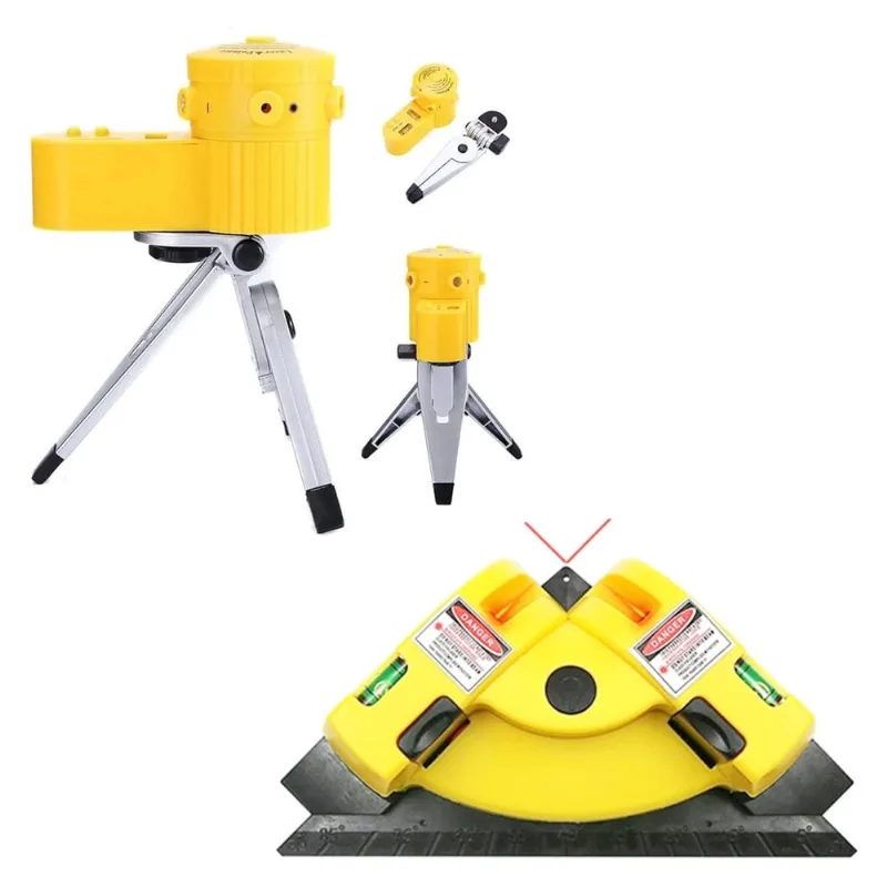 Kit Nível Digital Laser Canto Esquadro + Nivel Giratório 360