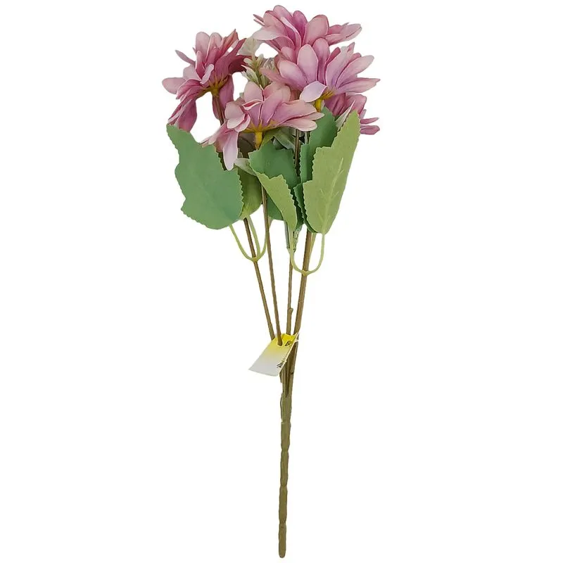 Buquê Mini Gerbera Artificial 30cm em Plástico Bella Garden