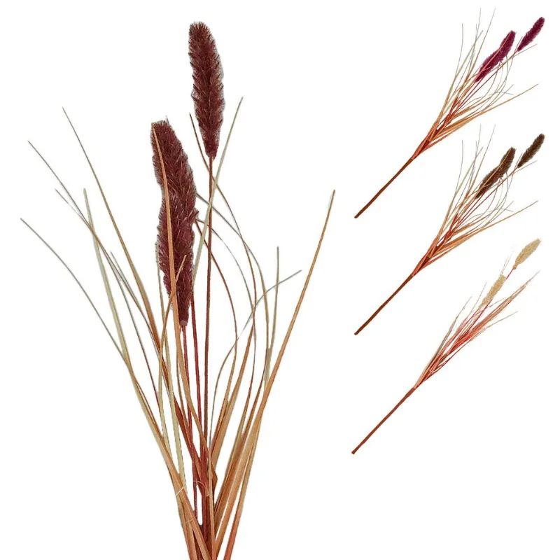 Haste Arranjo Capim Artificial 47cm em Plástico Bella Garden-Cores Sortidas