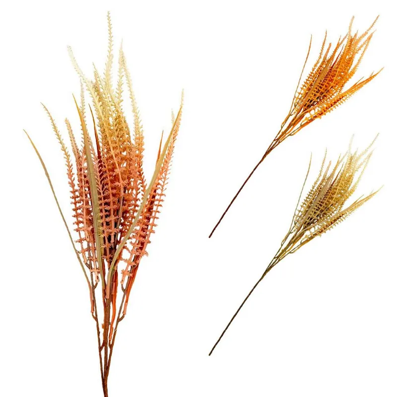 Haste Outonal C/ Capim Artificial 70cm em Plástico Bella Garden-Cores Sortidas