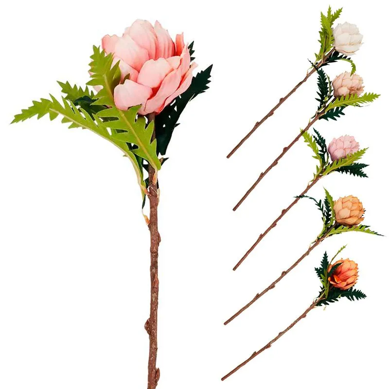 Haste Alcachofra Artificial 52cm em Plástico Bella Garden