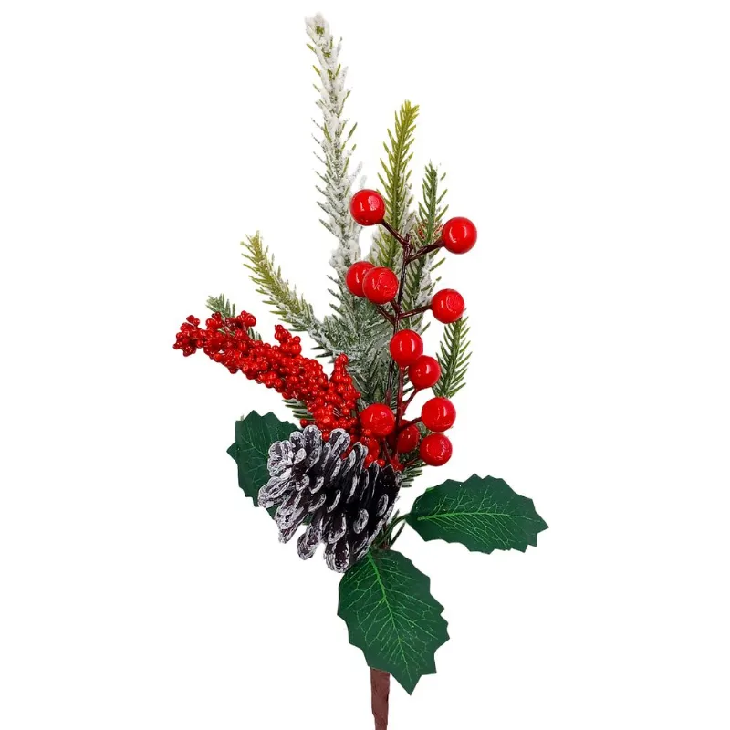 Pick Natalino Decorativo 40cm em Plástico Bella Garden