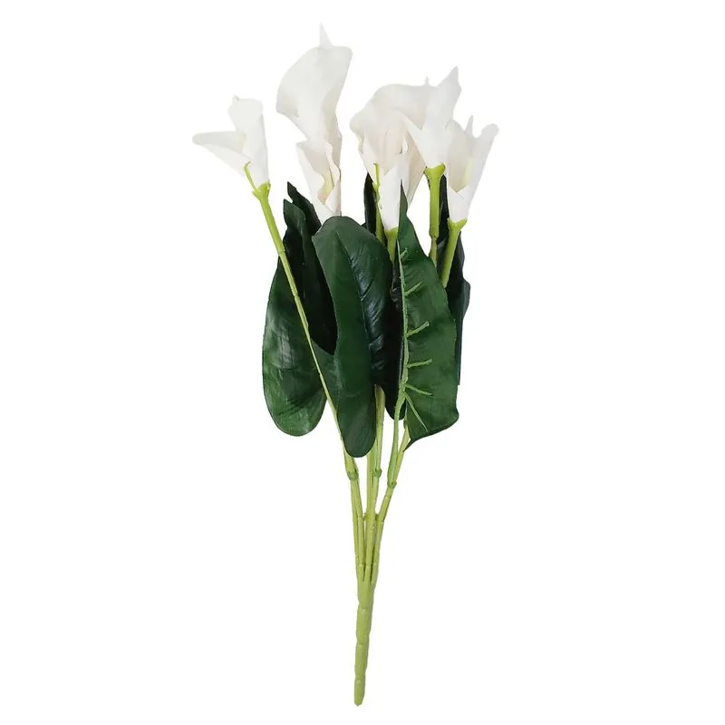 Buquê Copo de Leite Artificial 55cm em Plástico Bella Garden