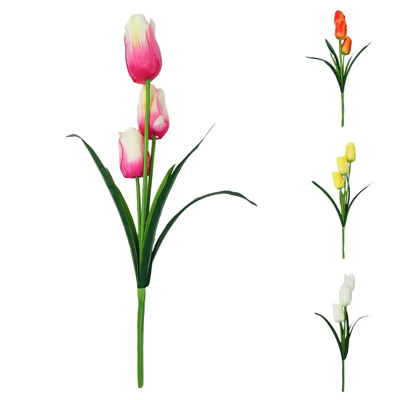 Haste Tulipas Artificial 52cm em Plástico Bella
