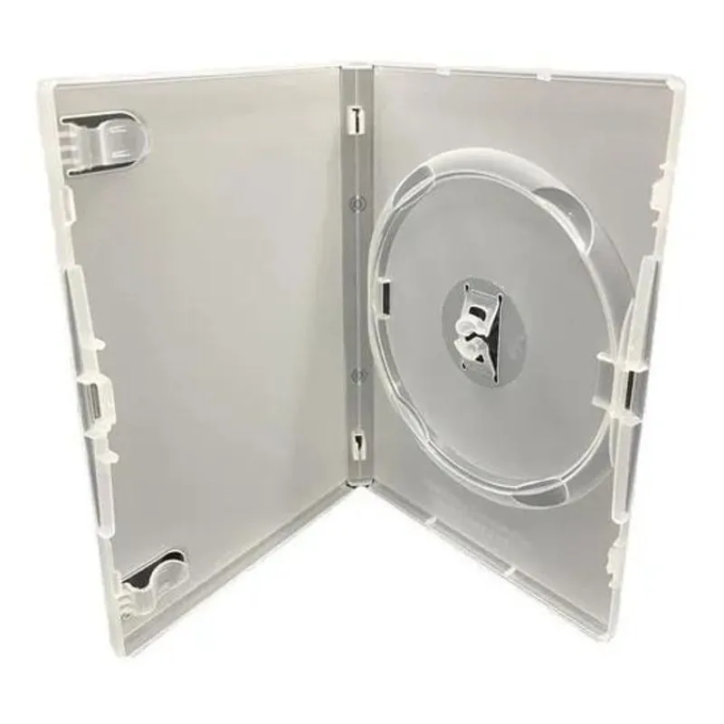 Estojo Box Dvd Transparente Padrão 50 Unidades