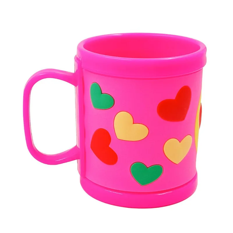 Caneca Infantil de Plástico 300ml Livon - Pink Diversos