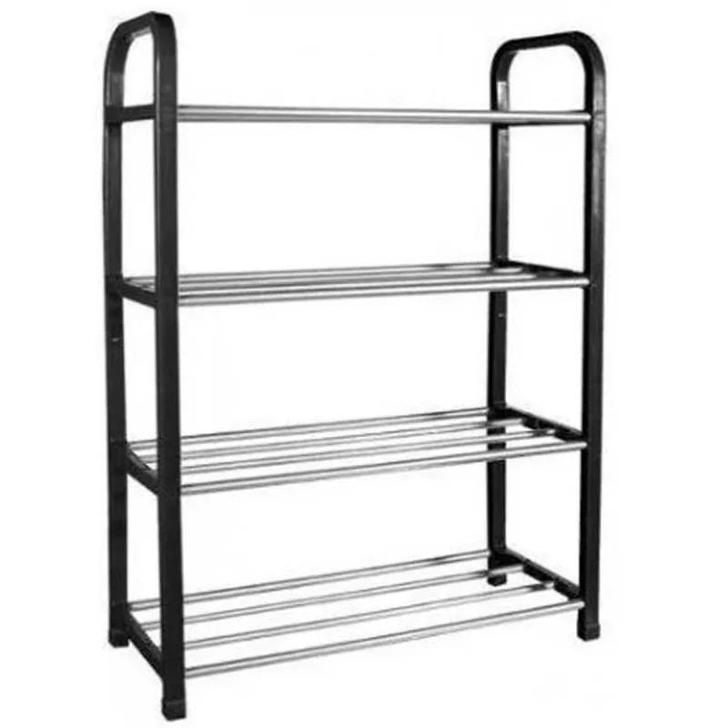 Sapateira 4 Andares 59cx42x19cm em Metal e Plástico Livon